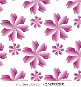 abstract seamless pink flowers pattern design.