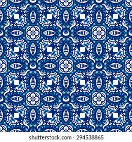 Abstract seamless pink vintage ornamental vector pattern for fabric