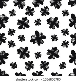 Abstract seamless plaid pattern for the birth of a child and other family events. Endless black color vector texture for wallpaper, wrapping paper, background, pattern fill
