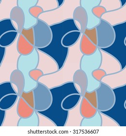 Abstract seamless psychedelic pattern