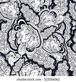 Abstract seamless psychedelic pattern. 