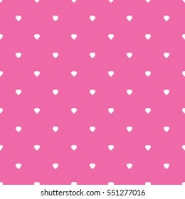 Abstract Seamless Purple Hearts Pattern - Valentine's Day Card or Background Vector Design