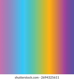 Um padrão de arco-íris abstrato e contínuo com linhas geométricas coloridas cria um design de fundo de vetor brilhante