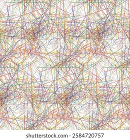 Abstract seamless Random color lines background. EPS vector illustration