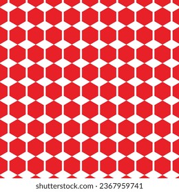 abstract seamless red polygon pattern art.
