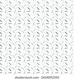 patrón abstracto de línea pequeña gris negro repetible en blanco.