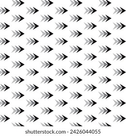 abstract seamless repeatable black grey arrow pattern.