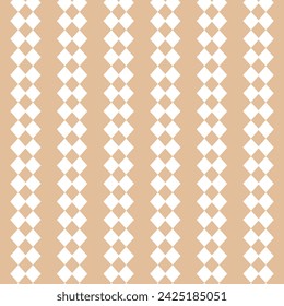 patrón de rombo de crema oscura repetible sin costuras abstractas.