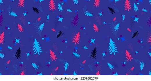 Abstract seamless repeating christmas background