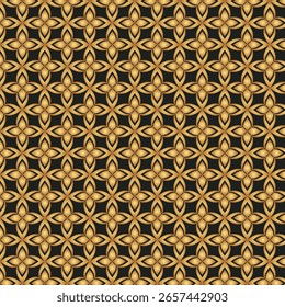  Abstract Seamless repeating  floral  pattern textured geometric black , gloden  background vector  modern simple wallpaper, tile , wallpaper, fabric, textile, cards, covers ,banners ,branding .