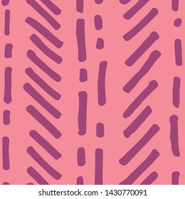 Abstract Seamless Repeating Pattern hand drawn with pen, brush ans ink. Great texture for print, wallpaper, home decor, spring summer fashion fabric, textile, invitation background, paper - Vector.