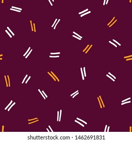 Abstract Seamless Repeating Pattern hand drawn with pen, brush ans ink. Great texture for print, wallpaper, home decor, spring summer fashion fabric, textile, invitation background, paper - Vector.