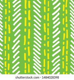 Abstract Seamless Repeating Pattern hand drawn with pen, brush ans ink. Great texture for print, wallpaper, home decor, spring summer fashion fabric, textile, invitation background, paper - Vector.