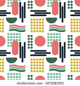 abstract seamless repeating pattern. vector illustration