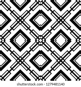 Abstract seamless retro art deco vintage ornamental background