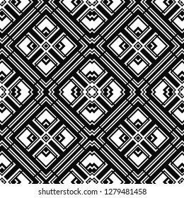 Abstract seamless retro art deco vintage ornamental background