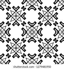 Abstract seamless retro art deco vintage ornamental background