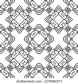 Abstract seamless retro art deco vintage ornamental background