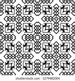 Abstract seamless retro art deco vintage ornamental background