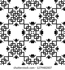 Abstract seamless retro art deco vintage ornamental background