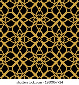 Abstract seamless retro art deco vintage ornamental background