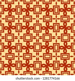 Abstract seamless retro art deco vintage ornamental background