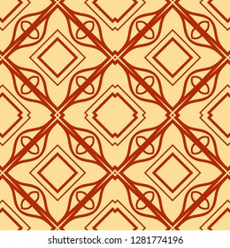 Abstract seamless retro art deco vintage ornamental background