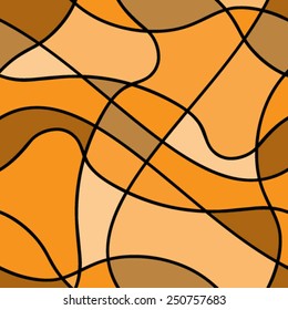 Abstract seamless retro cubism halftone seamless vector illustration background