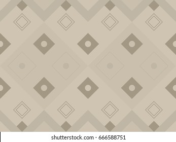 Abstract seamless retro geometric background. Vector illustration.