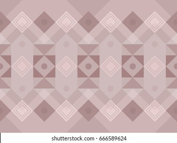 Abstract seamless retro geometric background. Vector illustration.