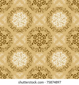 Abstract seamless retro pattern. Illustration vector.