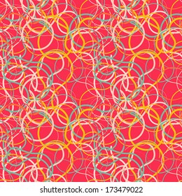 Abstract seamless retro pattern.Vector illustration. 