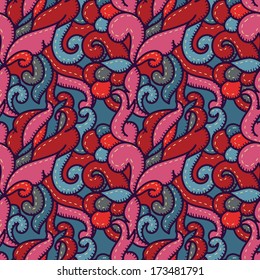 Abstract seamless retro pattern.Vector illustration. 