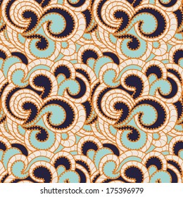 Abstract seamless retro pattern.Vector illustration. 