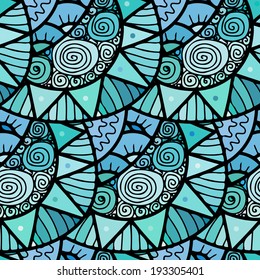 Abstract seamless retro pattern.Vector illustration. 