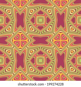 Abstract seamless retro pattern.Vector illustration. 