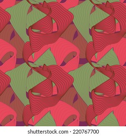 Abstract seamless retro pattern.Vector illustration. 