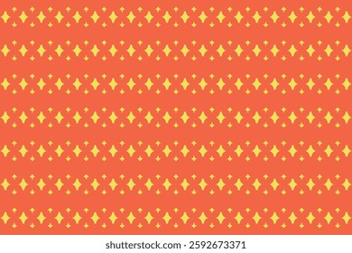 Abstract seamless rhombus and arrow shape elements pattern banner. 