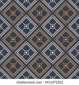 Resumen del patrón de rhombus sin fisuras. Diseño moderno y elegante. Baldosas geométricas repetitivas. Fondo de color del vector.