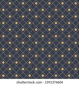 Abstract seamless rhombuses pattern. Modern stylish texture. Repeating geometric tiles, lattice, grid. Vector color background.