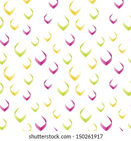 The abstract seamless ribbon style graphic symbols background / Victory sign background /  The seamless background