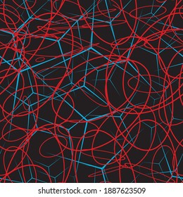 Abstract seamless scratched grunge. Vintage texture. Vector illustration