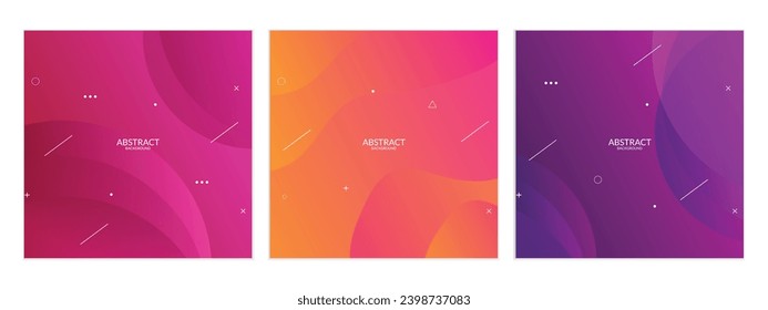 abstract seamless set of coloring abstract background perfect for banner poster.