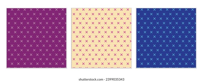 conjunto abstracto y sin fisuras de colorido multiplicación vector perfecto para afiches de banner.