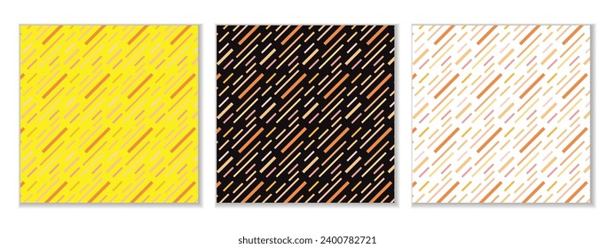 conjunto abstracto y sin fisuras del patrón de línea diagonal perfecto para el afiche del cartel.
