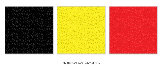 conjunto abstracto y sin fisuras de infarto de infarto de ictus perfecto para el afiche de la pancarta.