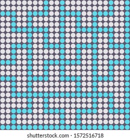 Abstract seamless small circles pattern. Groups of circles. Polka dot fabric. Modern stylish texture. Retro colors. Cloth design, wallpaper. Vector color background.