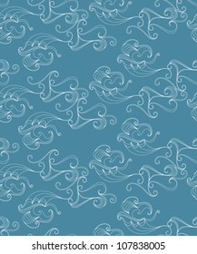 Abstract seamless smoky pattern