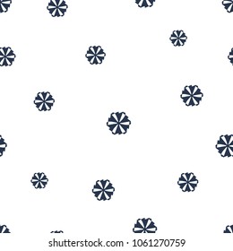 Abstract seamless snowflake background.  Vector illustration.