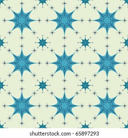 Abstract Seamless Snowflake gray Pattern. Illustration vector. EPS 8